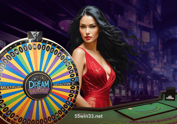 Dream Catcher tại 55win33 - Trò chơi quay số may mắn
